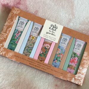 In The Garden Shea Butter Scented Hand Cream Garden Fragrances Set NWT 5X 1oz
